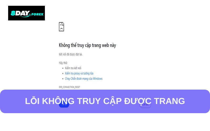 Các loại lỗi phổ biến cần Thông Báo Lỗi 8day