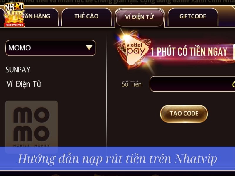 Cách nạp tiền