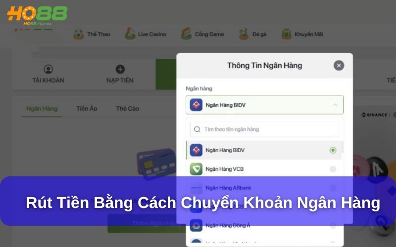 Thời gian Rút Tiền Ho88 mất bao lâu